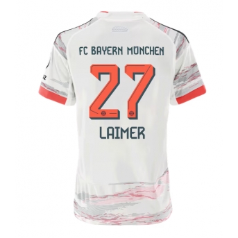 Bayern Munich Konrad Laimer #27 Maglia Gara Trasferta Repliche 2025-26 Donna Maniche Corte